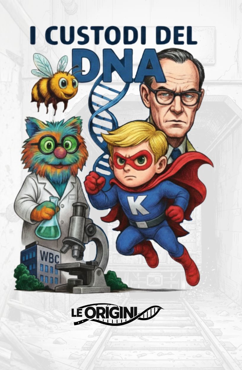Copertina del fumetto I Custodi del DNA — Le Origini